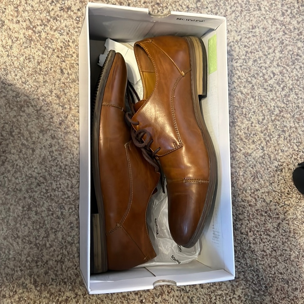 Brown dress shoes